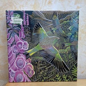 Flame Tree Foxgloves & Finches - 1000 Piece Puzzle